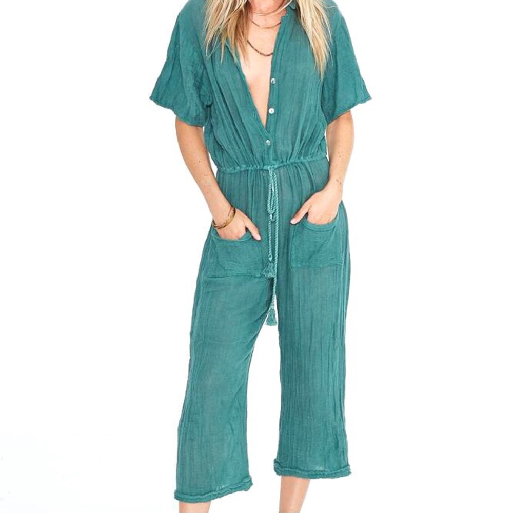 Jen’s Pirate Booty Basil Jumpsuit in Military